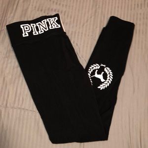 VS PINK YOGA LEGGINGS